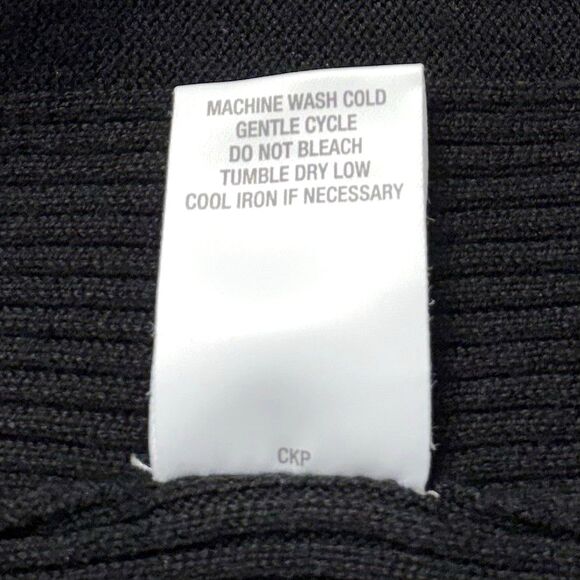 Roz & Ali Women's (2X) Black Sleeveless Cowl Neck Sweater 9”of Material for Cowl - Picture 11 of 11